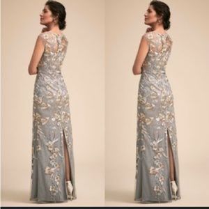 BHLDN Leonora - Gorgeous cool grey long dress